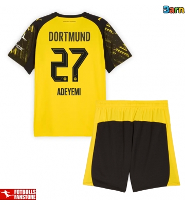 Borussia Dortmund Karim Adeyemi #27 Hemmatröja Barn 2025-26 Kortärmad (+ Korta byxor)